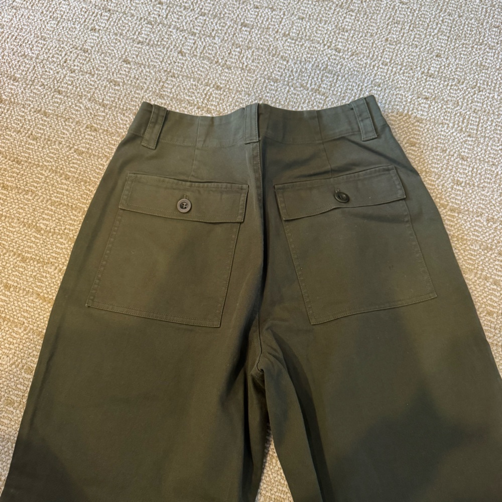 Jenni Kayne Relaxed Olive Green Army Pant | Size 4 - Picture 9 of 9
